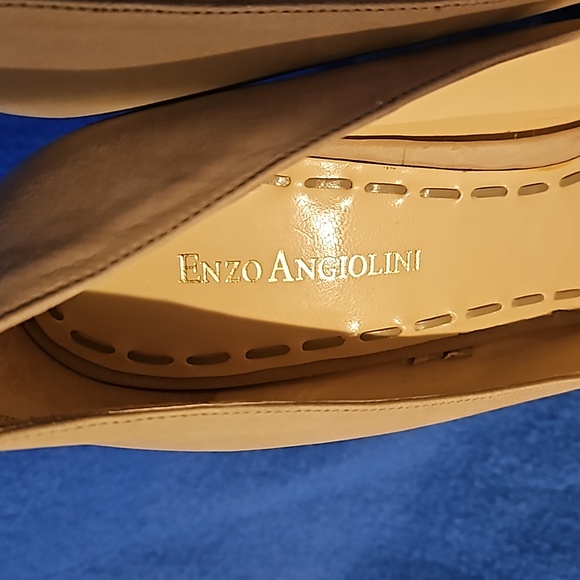 Enzo Angiolini Leather Peep Toe Pumps Size 11M 5 inch heel - Picture 7 of 12